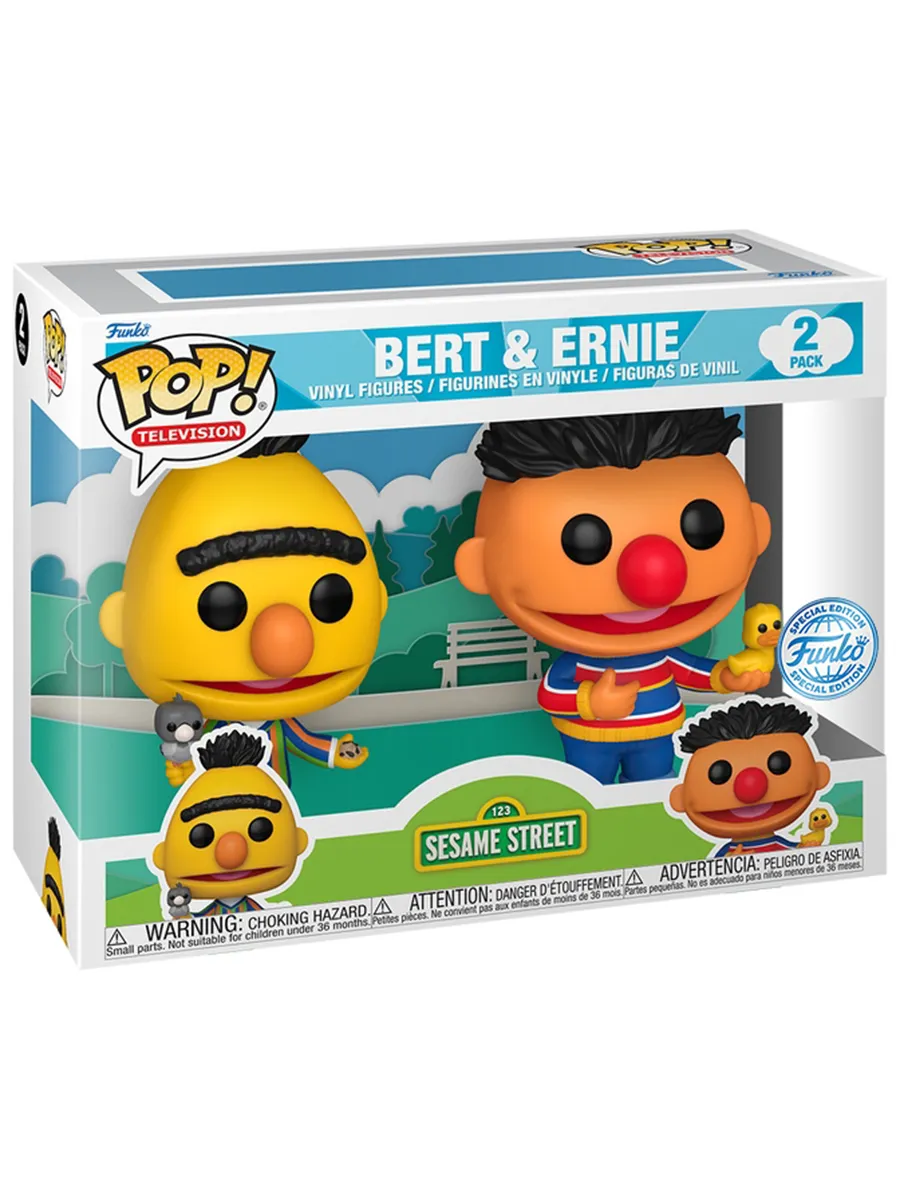 Фигурка Funko POP! Улица Сезам Берт и Эрни 2PK 82870
