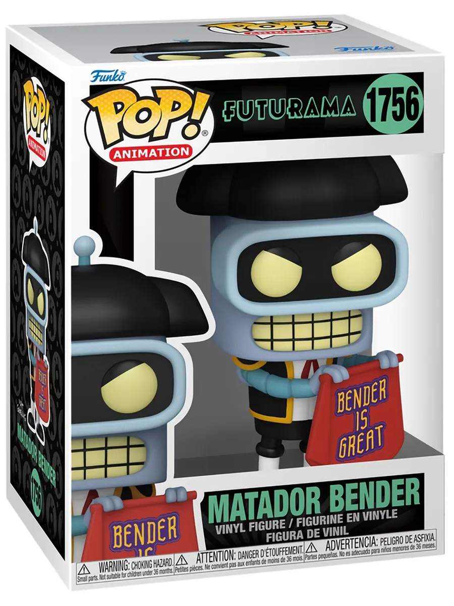 Фигурка Funko POP! Animation Футурама S4 Матадор Бендер