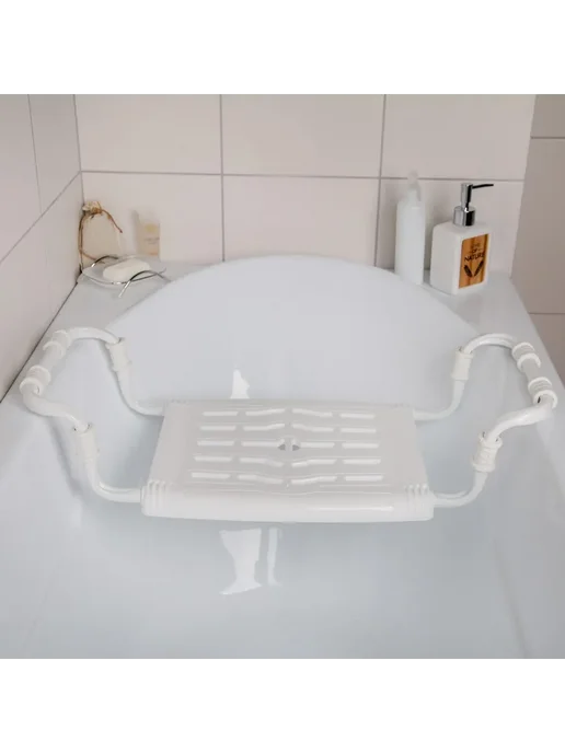 Nika Сиденье для ванны раздвижное, цвет белый, 35x29 см, фото 2