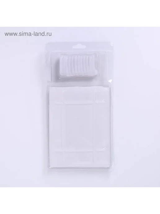 moonglee Штора для ванной Экономь 180х180 см PEVA цвет белый, 180x180 см, фото 4