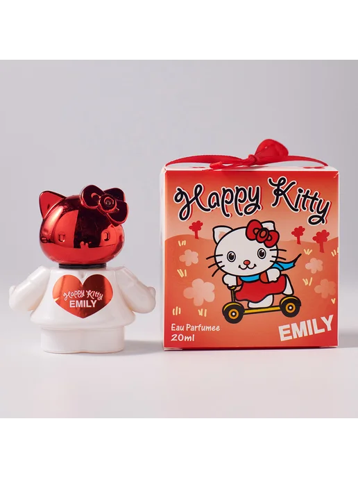Ponti Parfum Душистая вода для девочки Happy Kitty Emily малина 20мл, 20 мл, фото 4