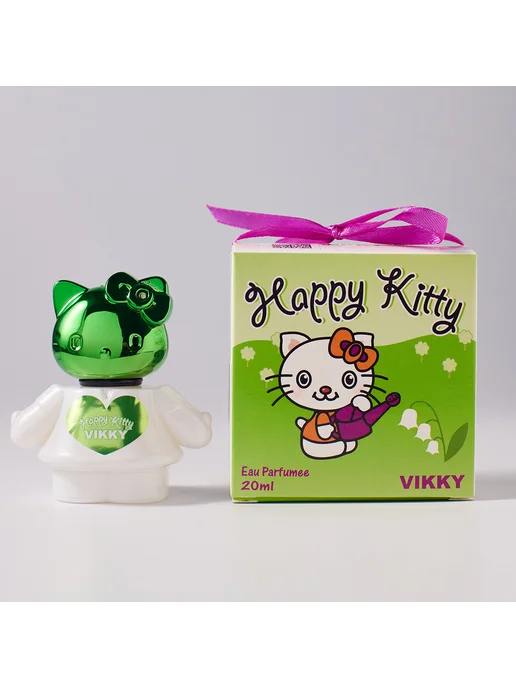 Ponti Parfum Душистая вода для девочки Happy Kitty Vikky арбуз дыня 20мл, 20 мл, фото 4