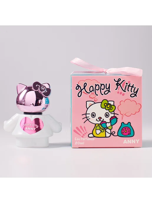 Ponti Parfum Душистая вода детская Happy Kitty Anny фрукты и ваниль20мл, 20 мл, фото 4