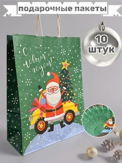 Подарочные новогодние пакеты набор 10 штук INSTAR home 296037252 купить за 563 ₽ в интернет-магазине Wildberries