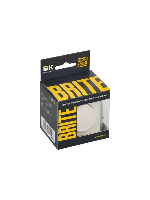 Iek Светорегулятор СП BRITE пов-наж. 600Вт СС10-1-0-БрЖ, 600 Вт, фото 2