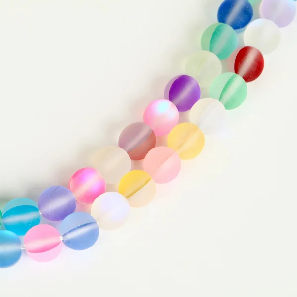 Бусины для рукоделия из натурального камня 46 штук, Микс