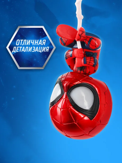 MARVEL Фигурка коллекционная Человек Паук на магните, синий, фото 4