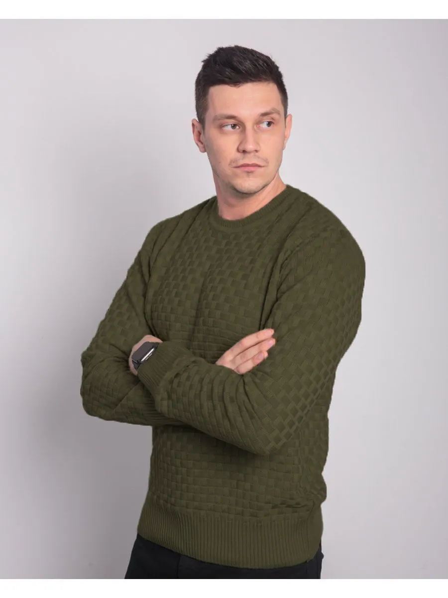 Свитер джемпер вязаный