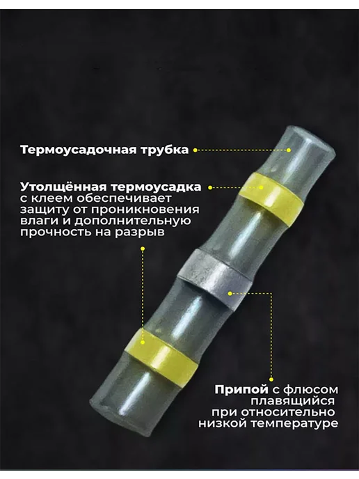 BuyRight Фен паяльный с набор термоусадок и соединителей, вариант, фото 4