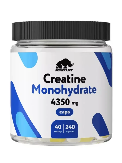 Prime Kraft Креатин Моногидрат Creatine Monohydrate 4350 мг, 240 капсул, вариант, фото 4