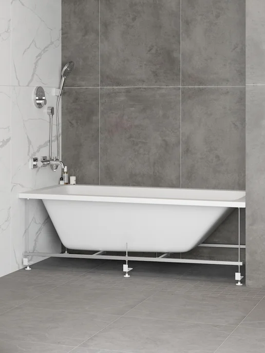 Teymi Ванна акриловая 150х70 с каркасом 2 в 1 Helmi Pro 150 F14951, 150x70, фото 5