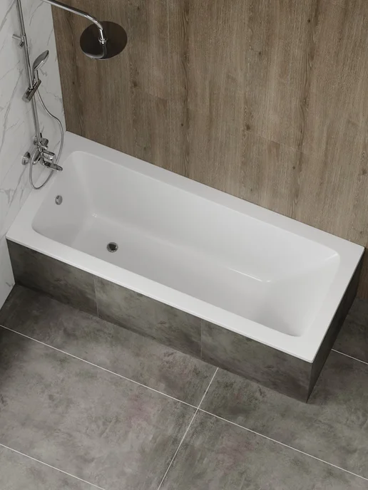 Teymi Ванна акриловая 170х70 с каркасом 2 в 1 Helmi Pro 170 F14952, вариант, фото 8