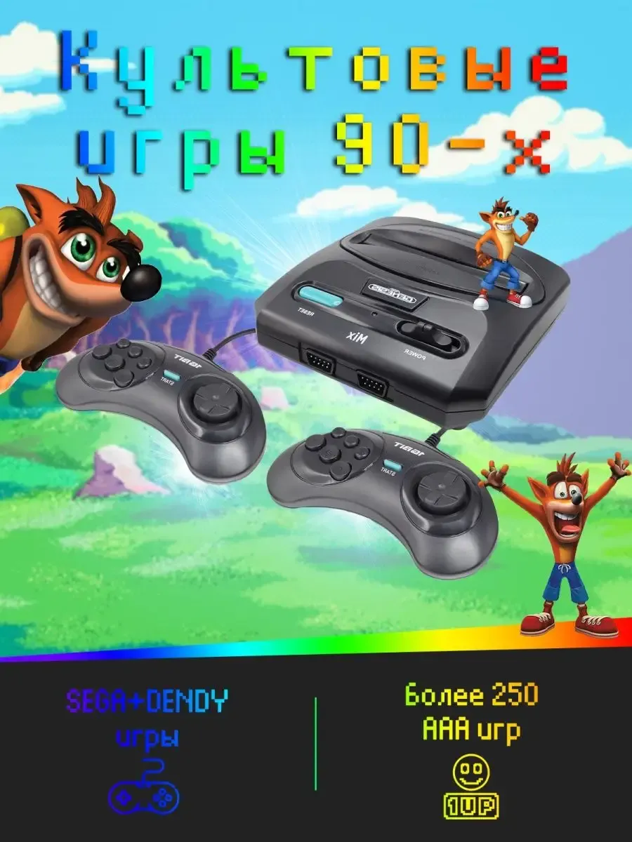 Игровая приставка Mix 8+16Bit 470 игр Игровая приставка Mix 8+16Bit 470 игр
