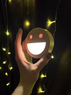 Светильник Улыбка с датчиком движения light is bright 296812376 купить за 70 ₽ в интернет‑магазине Wildberries