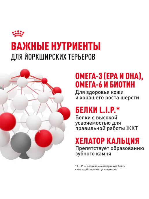 Сухой корм Royal canin Йоркширский Терьер для собак, взрослые, 1,5 кг, фото 5