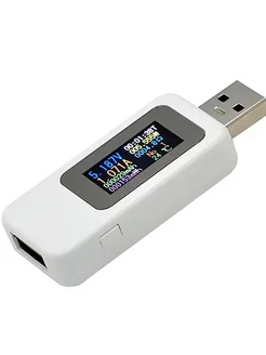 USB-тестер 8в1 KWS-MX18L БЕЛЫЙ Бируком 296831968 купить за 548 ₽ в интернет-магазине Wildberries