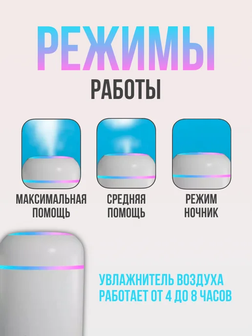 BarryHome Увлажнитель воздуха, белый, фото 2