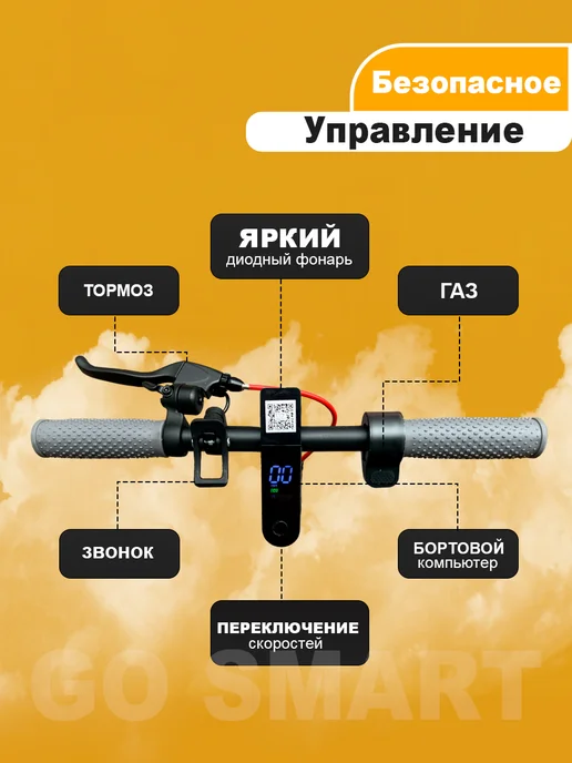 Go Smart Электросамокат М365 Pro Go с гидрозащитой, черный, фото 2