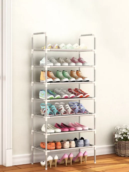 1000 Каталог Полка для обуви, 7 ярусов, 60х30х120 см, 30x120 см