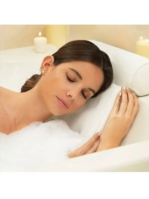Подушка для ванны на присосках spa-подушка под голову, вариант, фото 5