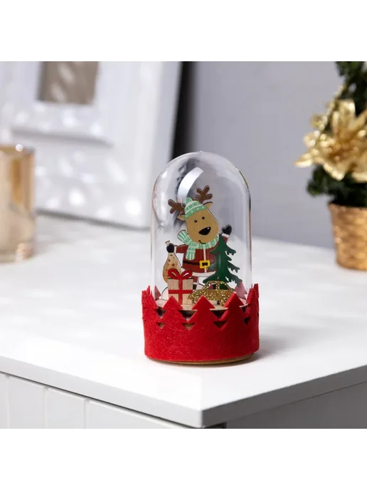 Luazon Lighting Светодиодная фигура под куполом Оленёнок, вариант, фото 2