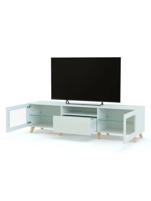 BestMebel Тумба под ТВ Бесто Besta 11, 150х45х50 см, 150x45x50 см, фото 2
