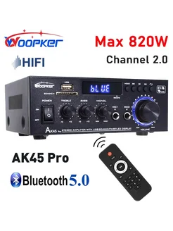 Цифровой усилитель HiFi (820 Вт — 2.0, черный) Woopker 297289136 купить за 2 542 ₽ в интернет-магазине Wildberries
