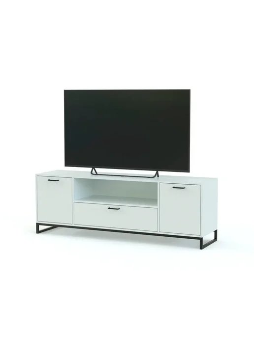 BestMebel Тумба под ТВ Аляска 3 BMS, 165х45х60 см, 190x45x70 см