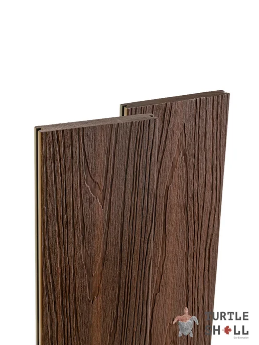 Turtle Shell Террасная доска из дпк венге Solid, Texas Hickory, коричневый, фото 3