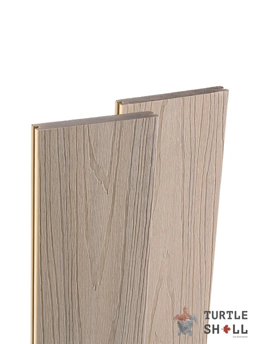 Turtle Shell Террасная доска из дпк белая Solid, French Oak, белый, фото 3