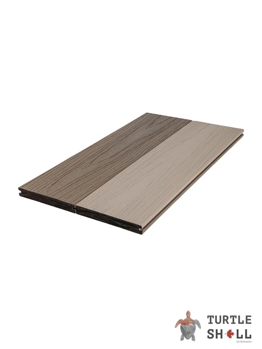 Turtle Shell Террасная доска из дпк белая Solid, French Oak, белый, фото 4