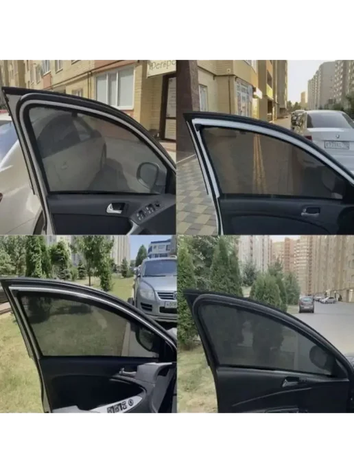 YAMACAR Шторки на datsun on-do 2014-, черный, фото 7