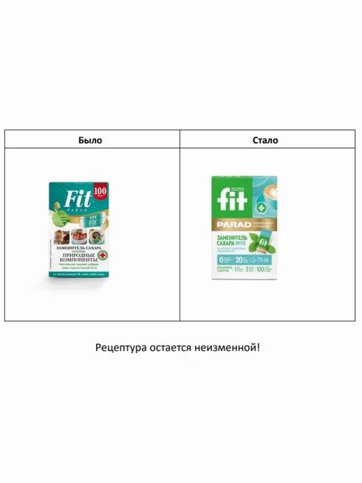 Fitparad Столовый подсластитель, смесь №10, 100 саше, 100 шт, фото 2