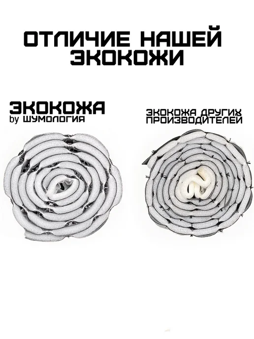 Шумология Экокожа самоклеящаяся, вариант, фото 6