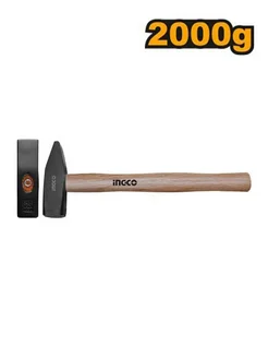 INGCO Молоток слесарный HMH042000 с деревянной рукояткой 2000 гр
