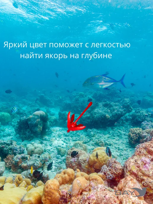 BAY Якорь кошка 0,7 кг красный, 0,7 кг, фото 7