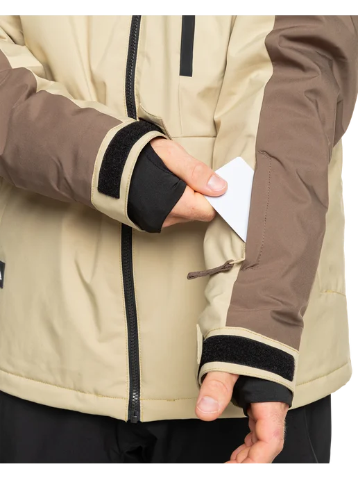 quiksilver Cноубордическая куртка Mission, зеленый, фото 4