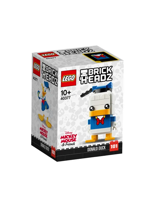 LEGO Конструктор BrickHeadz 40377 Дональд Дак, синий