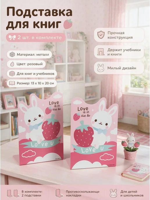 Darvish Подставка для книг (2шт в комплекте), 2 шт