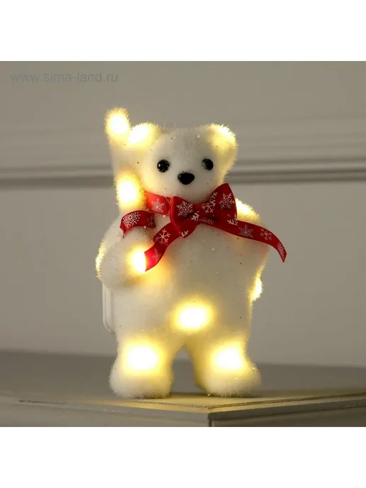 Luazon Lighting Светодиодная фигура Медведь с посохом, вариант