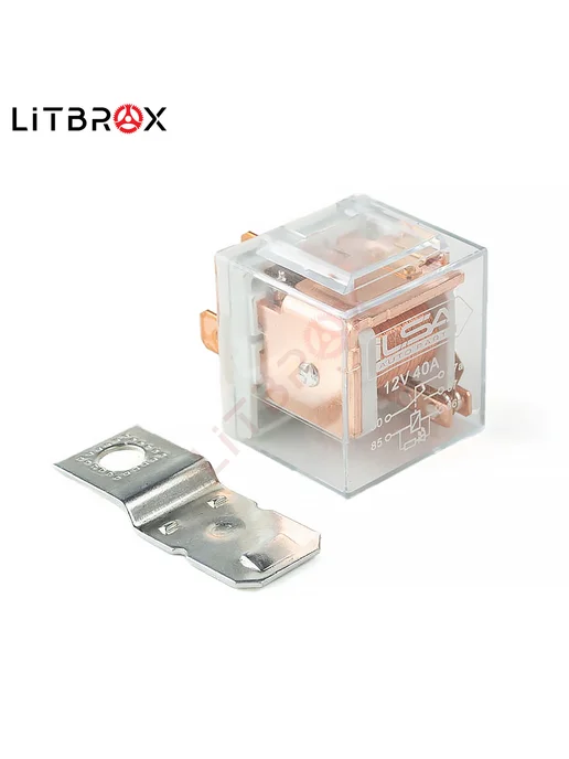 ILSA AUTO PARTS Реле электромагнитное 12V (40А) 5-ти контактное с диодом, вариант, фото 2