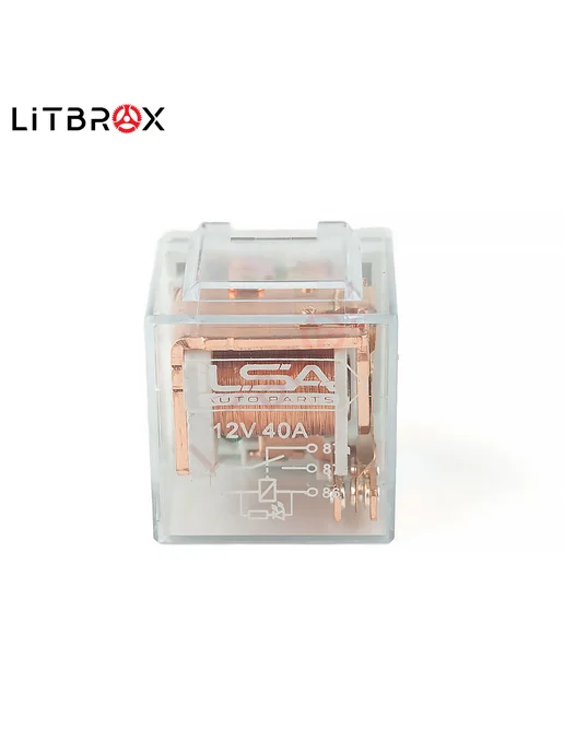 ILSA AUTO PARTS Реле электромагнитное 12V (40А) 5-ти контактное с диодом, вариант, фото 5