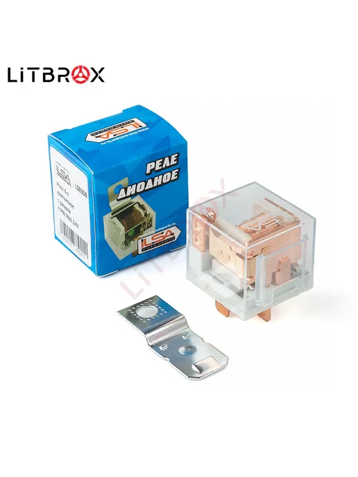 ILSA AUTO PARTS Реле электромагнитное 24V (80А) 4-х контактное с диодом, вариант