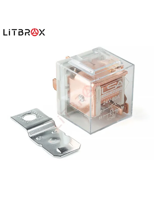 ILSA AUTO PARTS Реле электромагнитное 24V (80А) 4-х контактное с диодом, вариант, фото 3