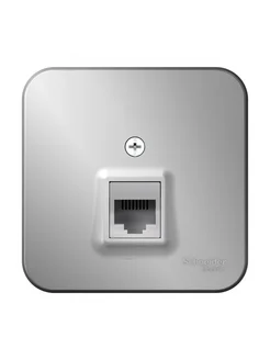 Розетка телефонная BLNIA011003 алюминий IP20 Schneider Electric 297795029 купить за 841 ₽ в интернет-магазине Wildberries