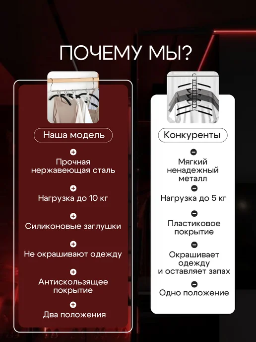 Mara mix Вешалка для одежды многоуровневая трансформер, серый, фото 7