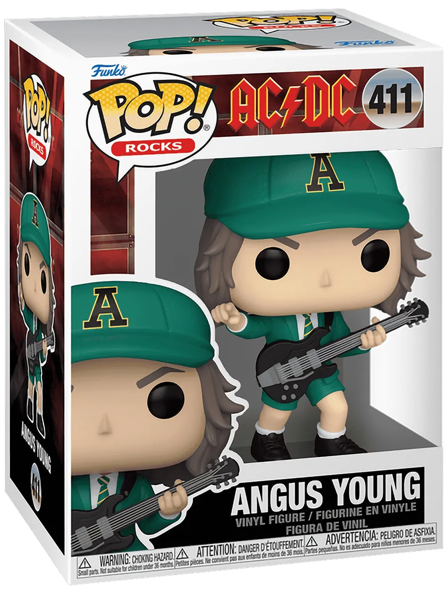 Фигурка Funko POP! Rocks AC/DC Ангус Янг (Green) (411)