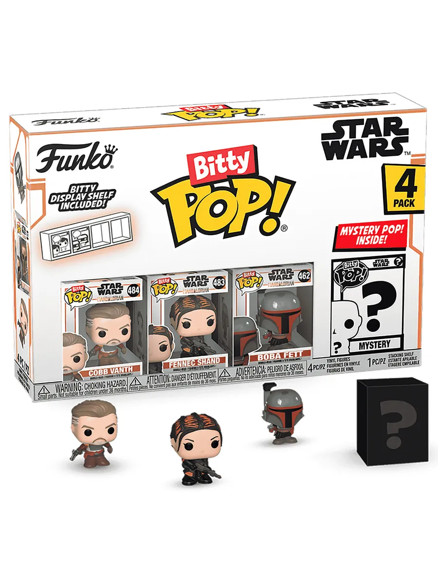 Фигурка Bitty POP! МандалорецКобб+Феннек+Боба Фетт+? 4PK