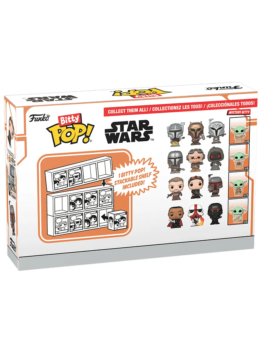 Фигурка Bitty POP! МандалорецКобб+Феннек+Боба Фетт+? 4PK