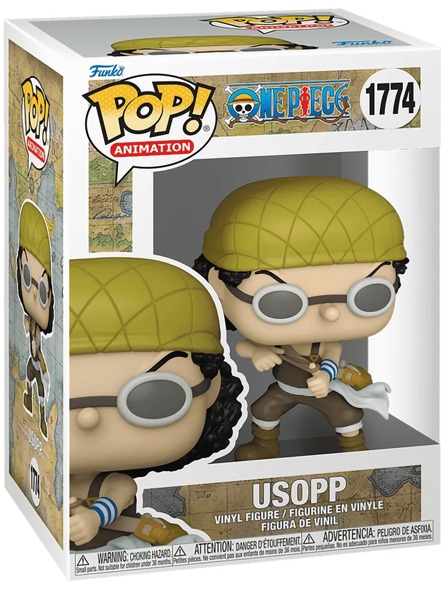 Фигурка Funko POP! Animation Ван Пис Усопп w/ Rubber Band